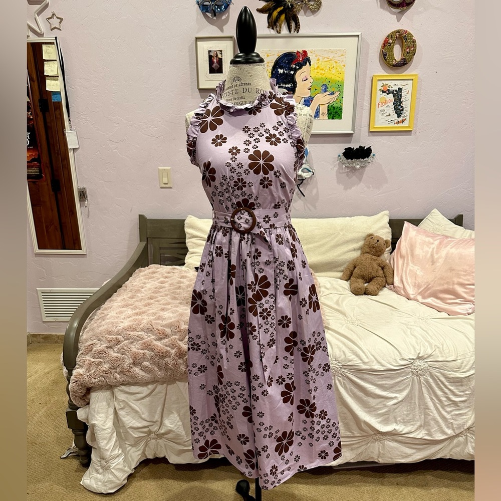 ♠️ kate spade mod spade flower midi dress